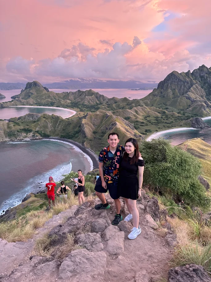 Albert and Angelia sailing in Labuan Bajo